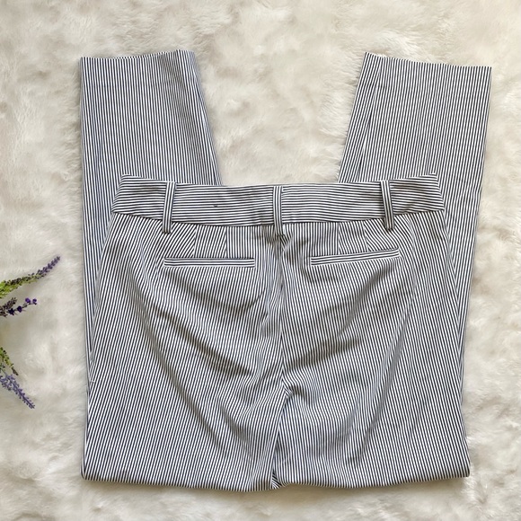 NEW Talbots Striped Hampshire Ankle Pants - Picture 7 of 7